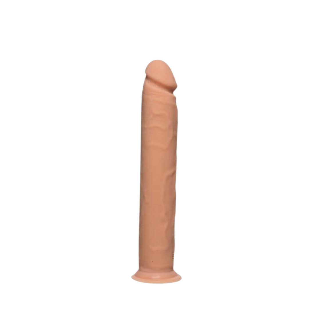 The D Realistic D 12 inches Ultraskyn Beige Dildo