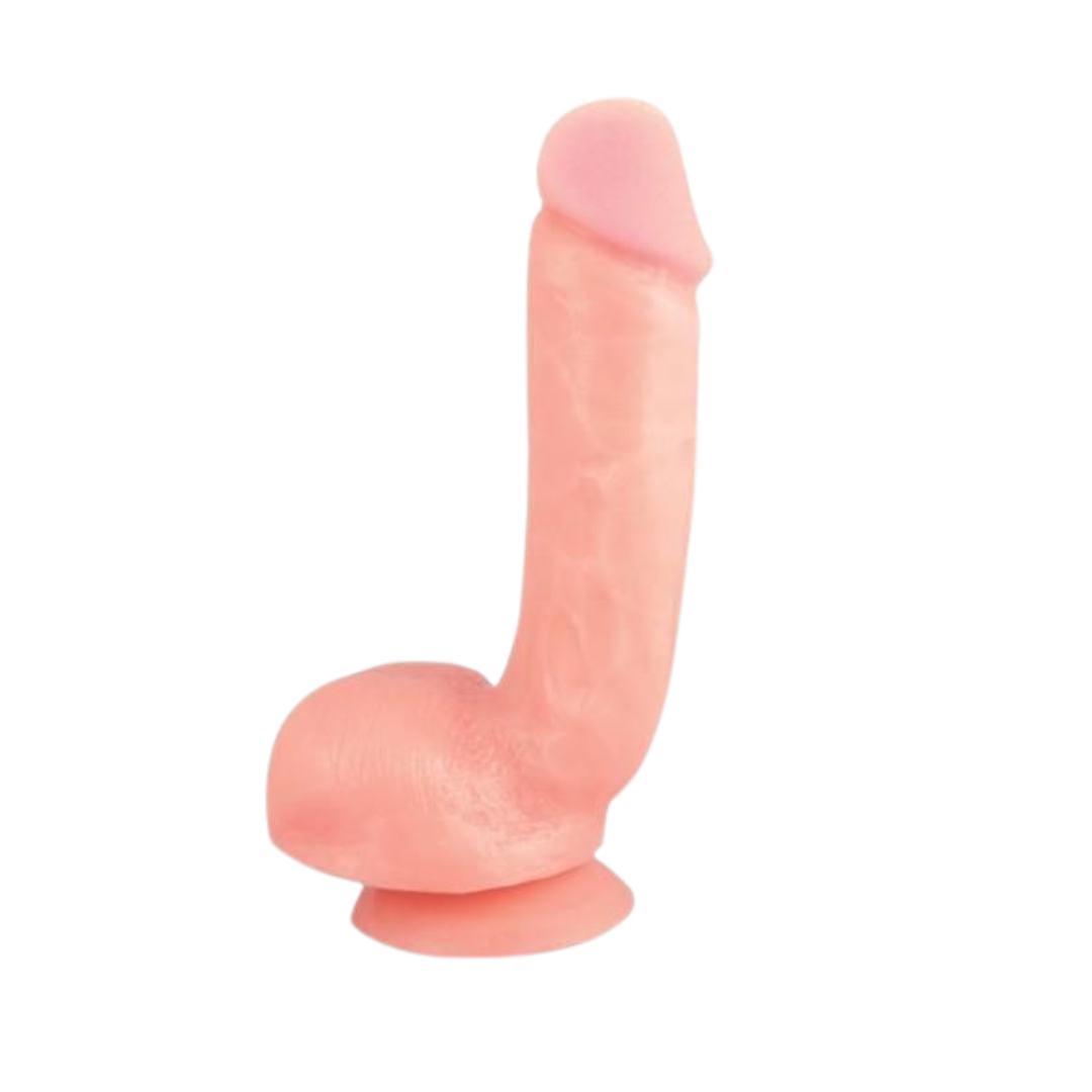 X5 Hard On Dildo - Beige