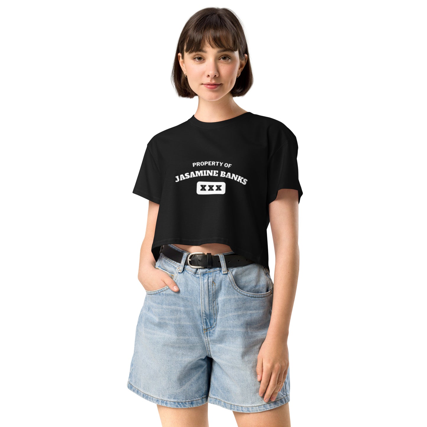 Property of JB Women’s crop top
