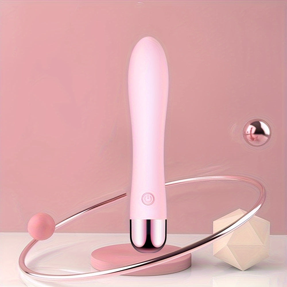 Silicone AV Stick Vibrator For Women - Rechargeable Mini G-Spot & Clitoris Stimulation