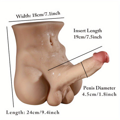 7.5" Realistic Dildo Sex Toy for Couples - Flexible, Lifelike Penis