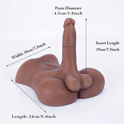 7.5" Realistic Dildo Sex Toy for Couples - Flexible, Lifelike Penis