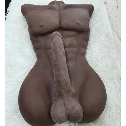 5.4Lb Black Life Size Male Sex Doll With Big Penis For Women