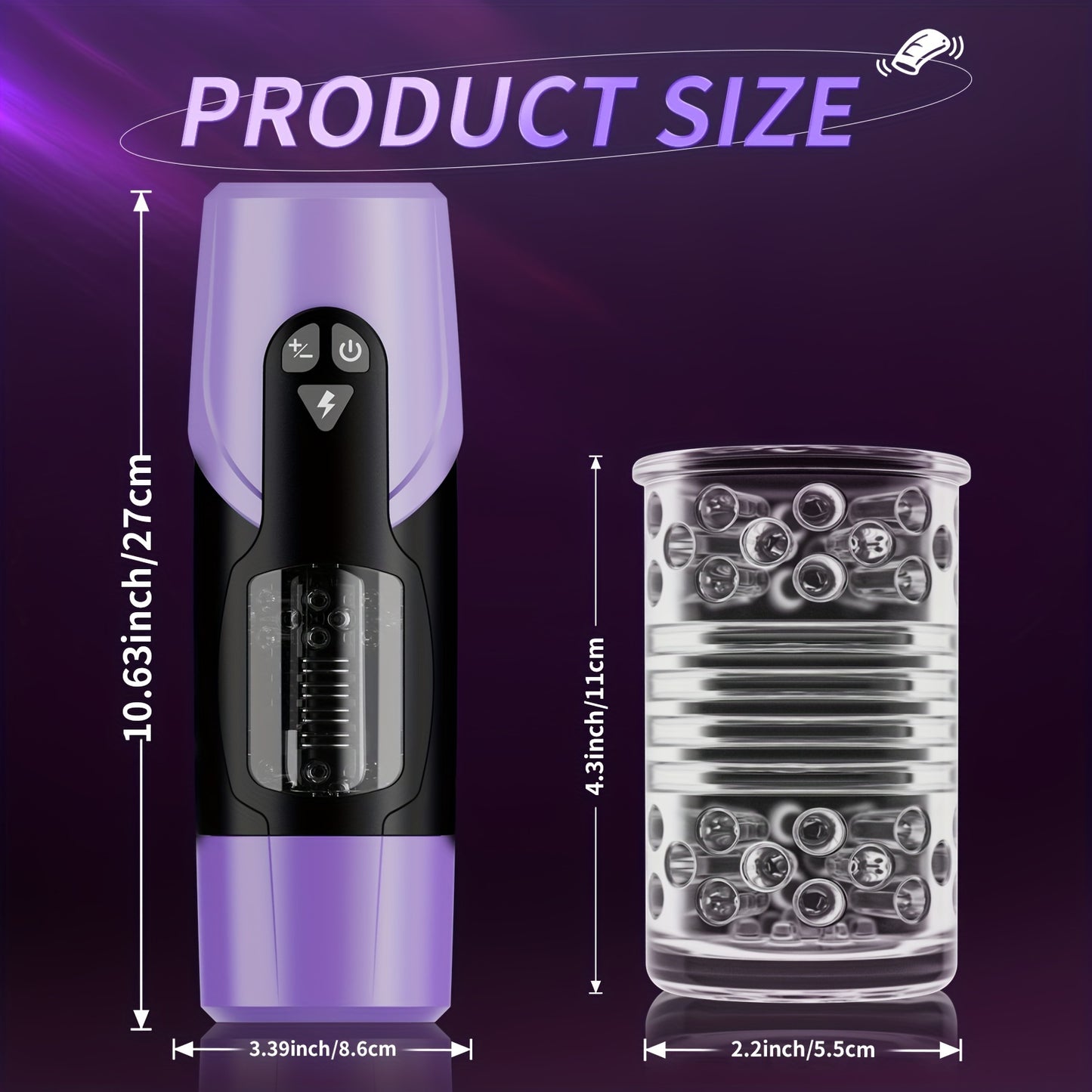 Automatic Male Masturbator – 7 Rotating & 3 Thrusting Modes with Suction Base