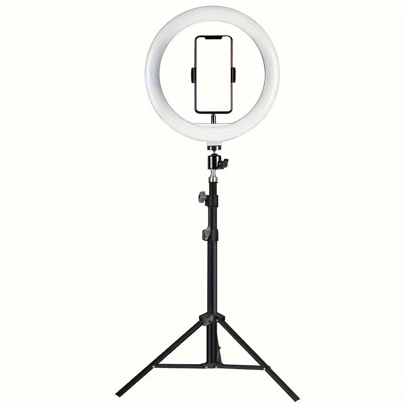 10 Inches LED Selfie Ring Light Kit - Photo & Video Kits with Flexible Tripod