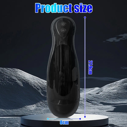 Penile Endurance Exercise Device With Headphones, Capable Of Speech, 10 Frequency Vibration, Stimulator, Simulated Vaginal Stimulator,  Toy