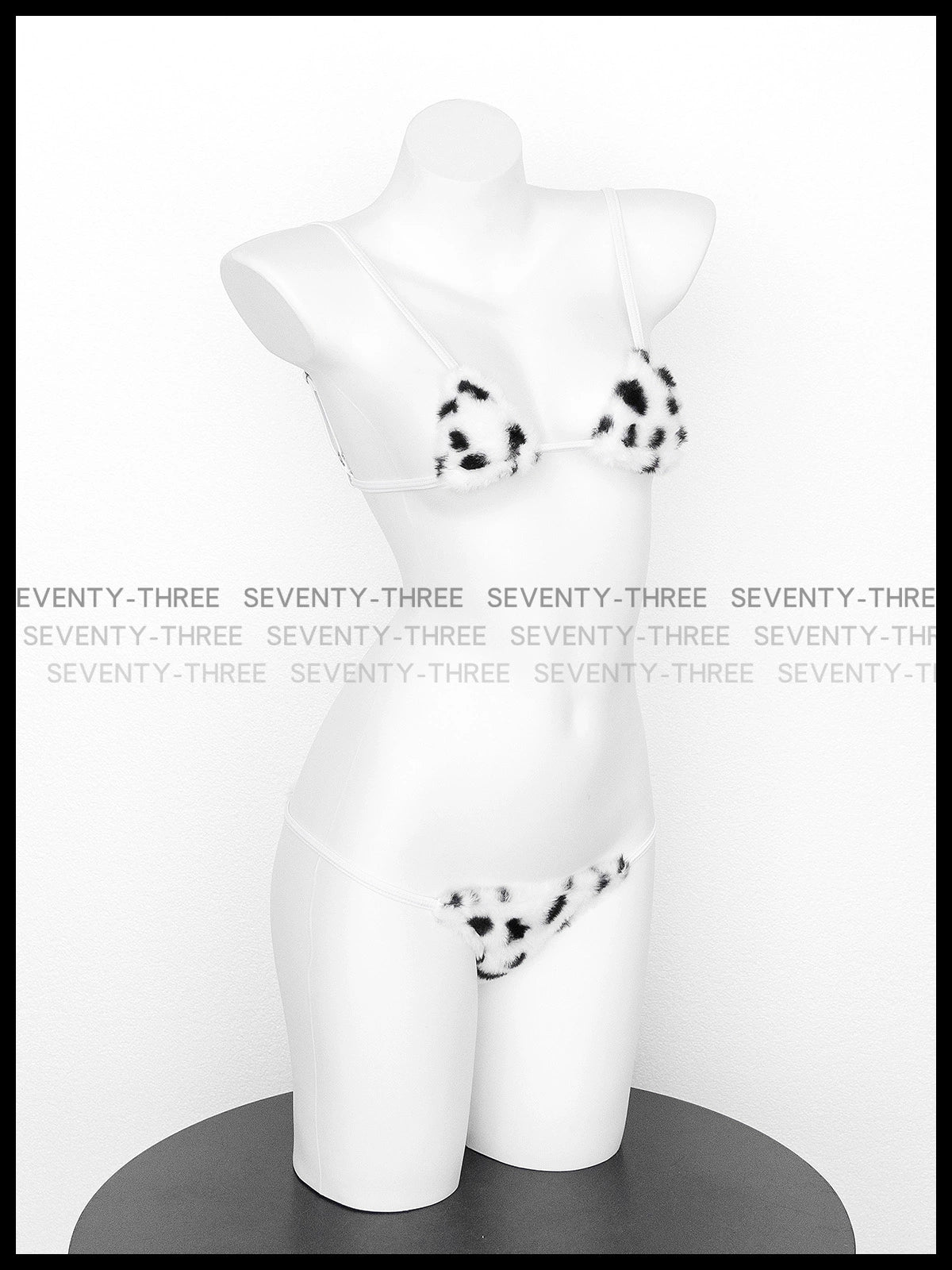 "Moo Stuffed Version" Cute Cows Pattern Bikini Thin Belt