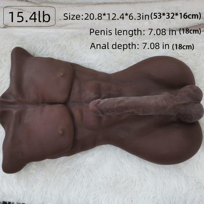 5.4Lb Black Life Size Male Sex Doll With Big Penis For Women