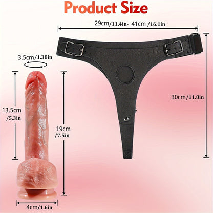 1pc Realistic Soft Silicone Adult Sex Toys Harness Dildos - Sexual Wellness Adult Toys